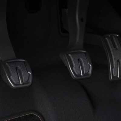 Pedales y Reposapies  Dark aluminium