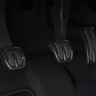 Pedales y Reposapies  Dark aluminium