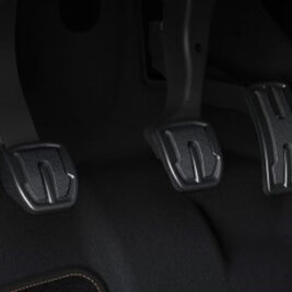 Pedales Dark aluminium manual